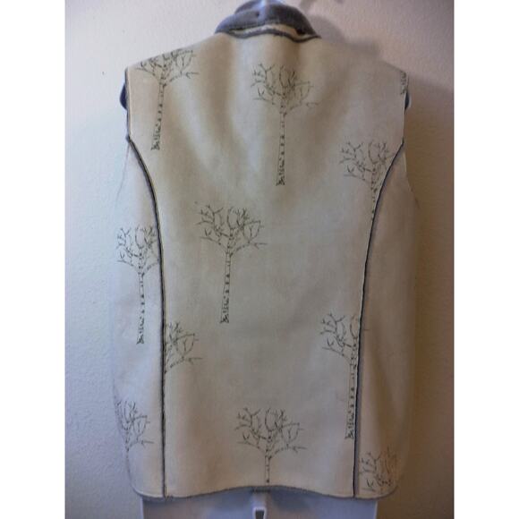 MONTANACO SAGE & GRAY REVERSIBLE EASY CARE FRONT ZIP WOMENS VEST SIZE M - Picture 5 of 7